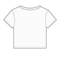 Beanline Crop Tee — Women's Micro Rib Baby Tee with 'Bean Line' Coffee Logo
