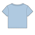 Beanline Crop Tee — Women's Micro Rib Baby Tee with 'Bean Line' Coffee Logo