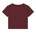 Beanline Crop Tee — Women's Micro Rib Baby Tee with 'Bean Line' Coffee Logo