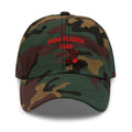Bean Flicker Club Dad Hat | Red Embroidery