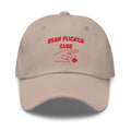 Bean Flicker Club Dad Hat | Red Embroidery